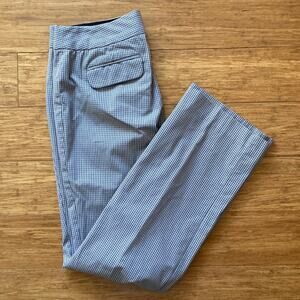 Liz Claiborne Light Grey Plaid “Audra” Pants, Size 8